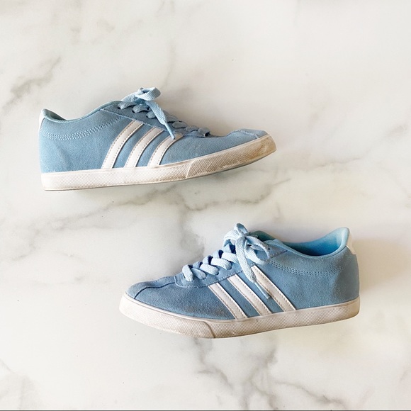 light blue suede adidas